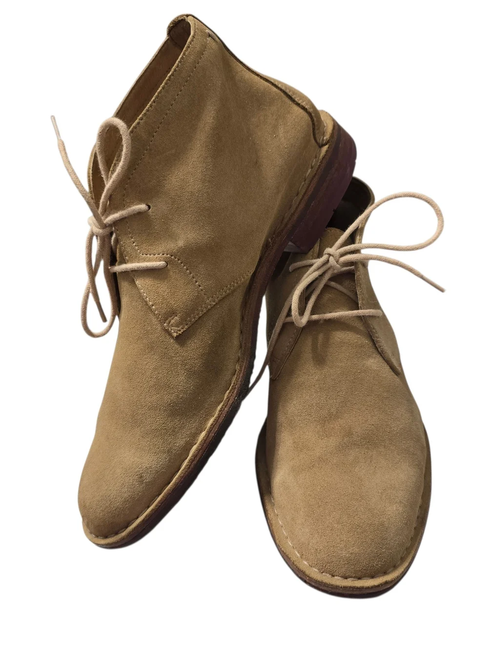 Vintage Trask Men's Casual Tan Suede Chukka Boots Size 9M